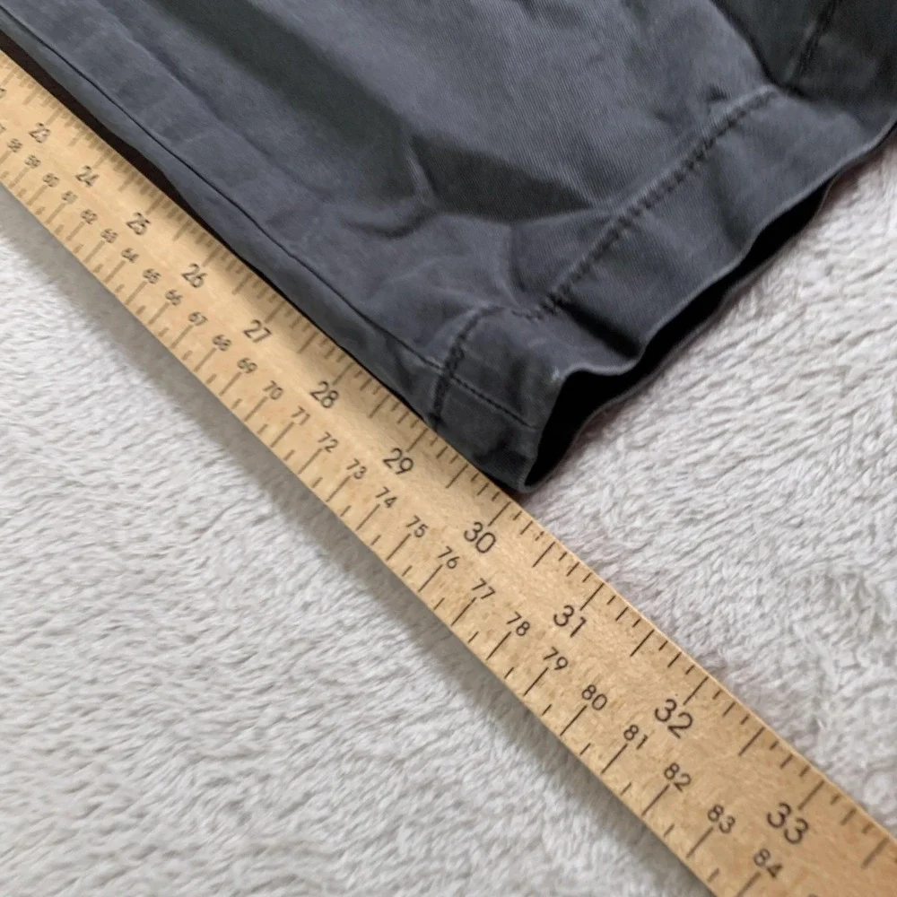 Banana‎ Republic Pants Mens 35x32(35x30) Gray Skinny Fit Chino Stretch Cotton
